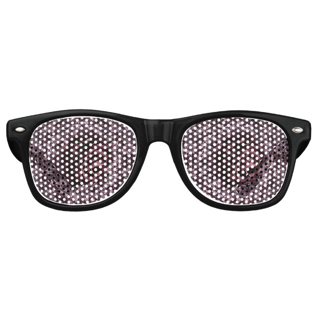 Gafas De Fiesta Retro Rosa Mandala (Anverso)