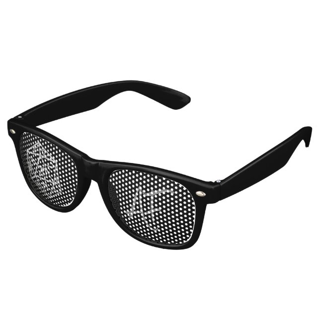 Gafas De Fiesta Retro RPG Crit AF | Clásica Fantasía Tabletop Gamer Dice (Ángulo)