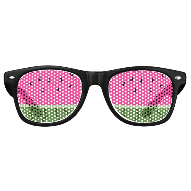 Gafas De Fiesta Retro sandía de frutas (Anverso)