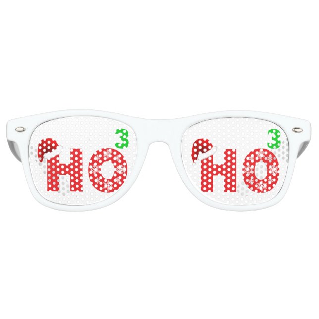 Gafas De Fiesta Retro Santa Laugh a los Navidades (Anverso)