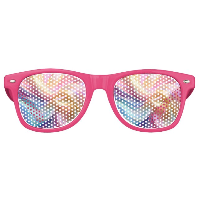Gafas De Fiesta Retro Seda Colorida Pastel (Anverso)