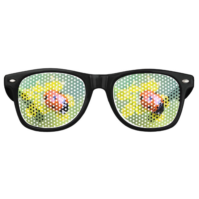 Gafas De Fiesta Retro señora de arriba (Anverso)