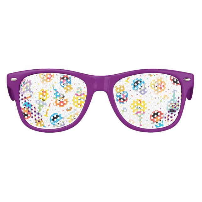 Gafas De Fiesta Retro Sésamo Street Pals Confetti Cumpleaños (Anverso)