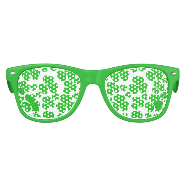 Gafas De Fiesta Retro Shamrock (Anverso)