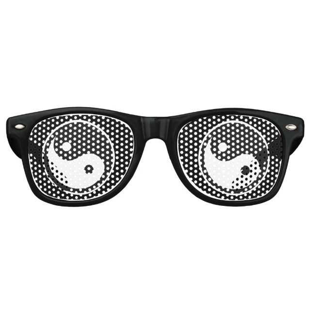 Gafas De Fiesta Retro Símbolo Yin Yang estilo retro Shades /Fiesta diver (Anverso)