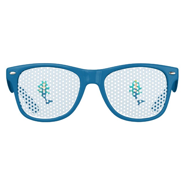 Gafas De Fiesta Retro Sirena Moderna y Genial (Anverso)