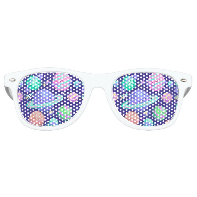 Gafas De Fiesta Retro Sistema solar (Anverso)