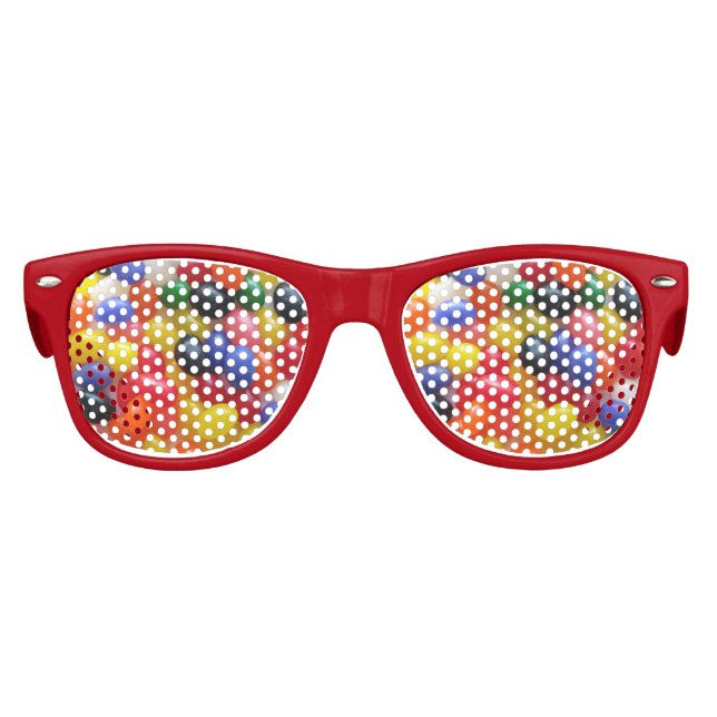 Gafas De Fiesta Retro Sombras de Fiesta Jelly Bean para niños (Anverso)