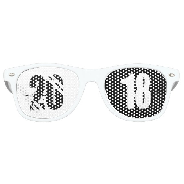 Gafas De Fiesta Retro Sombras Fiestas de '2018' (Anverso)