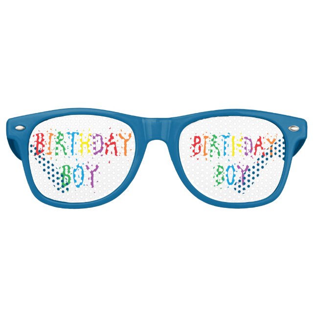 Gafas De Fiesta Retro Sombras Fiestas de "Nacimiento de niño" (Anverso)