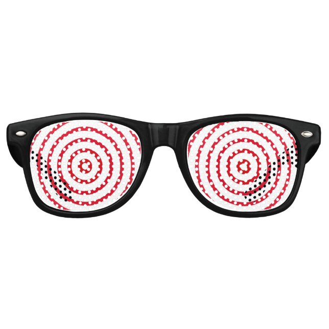 Gafas De Fiesta Retro Spiraal Patroon Bril (Anverso)