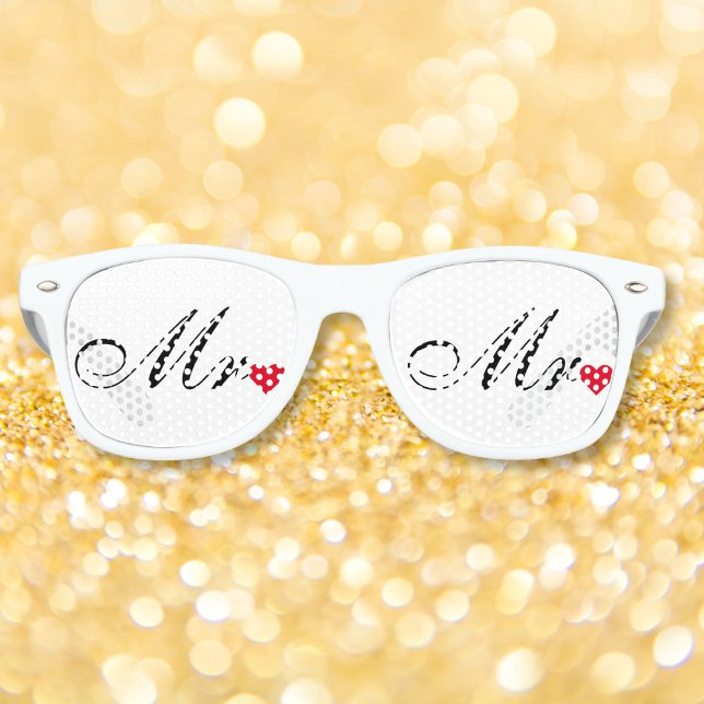 Gafas De Fiesta Retro Sr. Groom Novedades Parejas Bodas Novedades Sombra (Mr Groom Newlyweds Couples Wedding Party Shades)