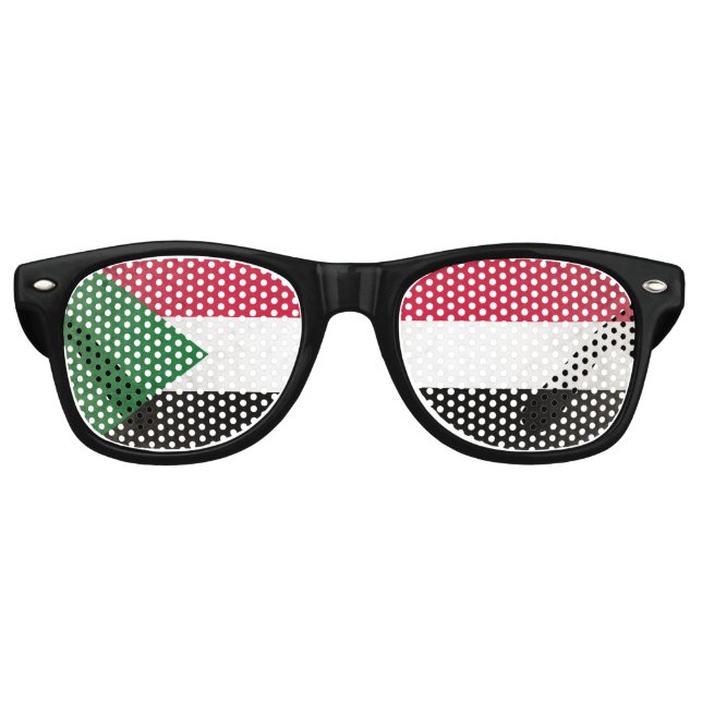 Gafas De Fiesta Retro Sudán (Anverso)