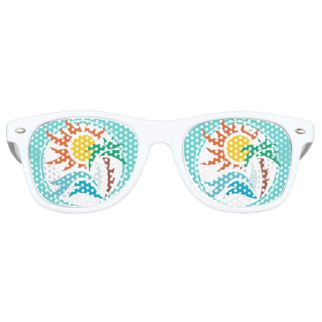 Gafas De Fiesta Retro Sun y Surf (Anverso)