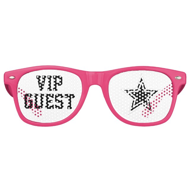 Gafas De Fiesta Retro Superstar VIP Invitado Shades Bodas divertidos Gaf (Anverso)