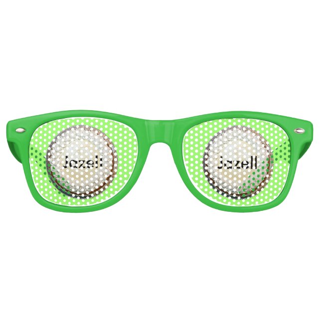 Gafas De Fiesta Retro Tangy Key Lime Pie Fun (Anverso)