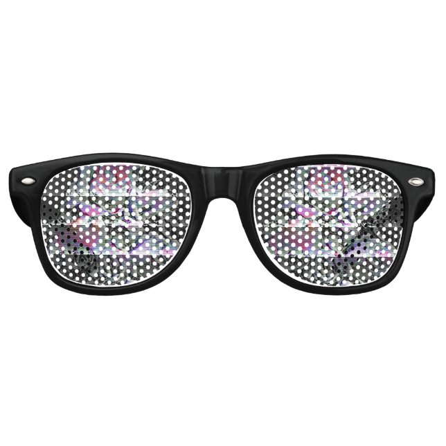 Gafas De Fiesta Retro Techno Bouquet (Anverso)