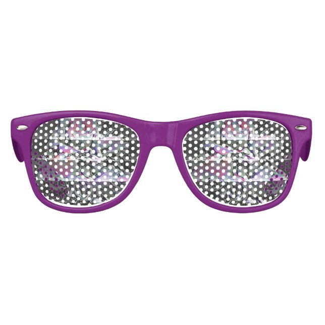 Gafas De Fiesta Retro Techno Bouquet    (Anverso)