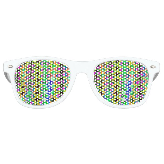 Gafas De Fiesta Retro Tejido de arte pop (Anverso)