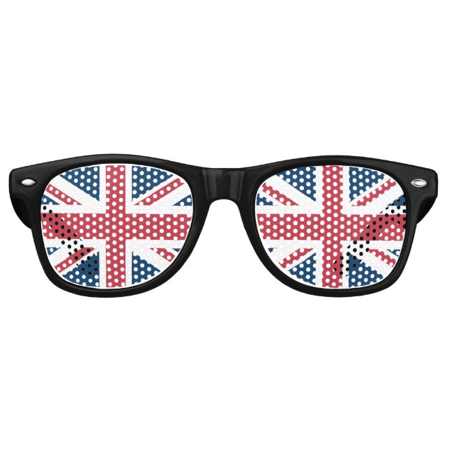 Gafas De Fiesta Retro The Union Jack British Flag (Anverso)