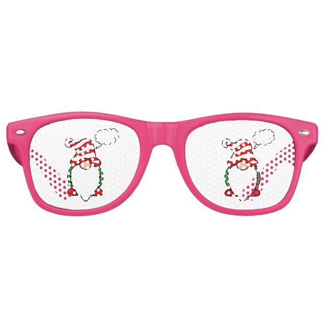Gafas De Fiesta Retro Thought Bubble Gnome (Anverso)