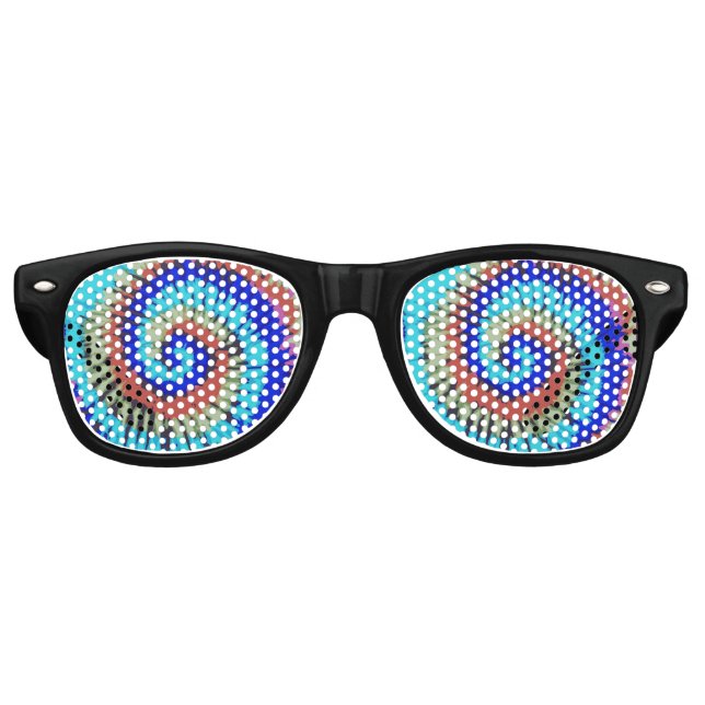 Gafas De Fiesta Retro Tie Dye (Anverso)