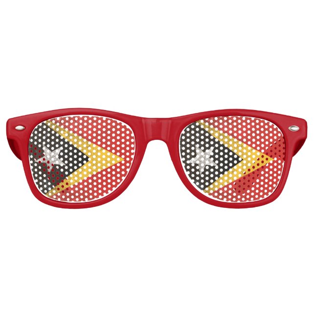 Gafas De Fiesta Retro Timor Oriental (Anverso)