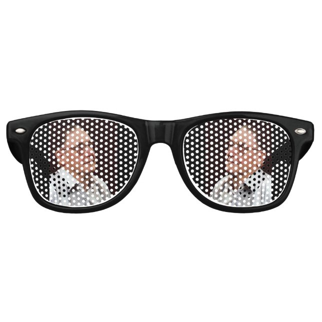 Gafas De Fiesta Retro Tío loco Johnny (Anverso)