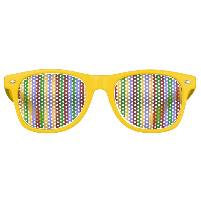 Gafas De Fiesta Retro Tiras metálicas Fiestas (Anverso)