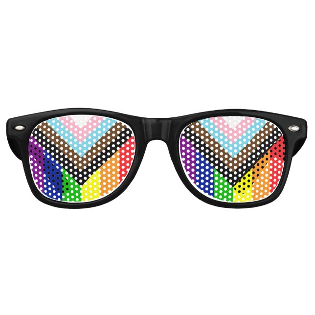 GAFAS DE FIESTA RETRO TODO INCLUIDO LGBTQ+ (Anverso)