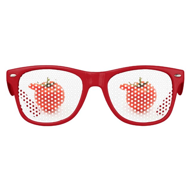 Gafas De Fiesta Retro Tomate deformado (Anverso)