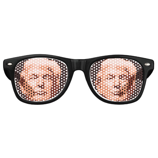 Gafas De Fiesta Retro Trump (Anverso)