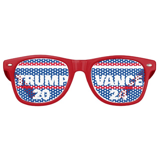 GAFAS DE FIESTA RETRO TRUMP VANCE 2024 (Anverso)