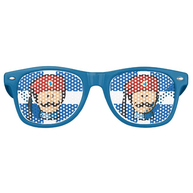 Gafas De Fiesta Retro Tsolias Head (Anverso)