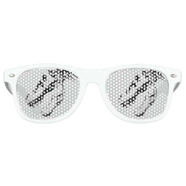 Gafas De Fiesta Retro Tyrannosaurus rex (Anverso)
