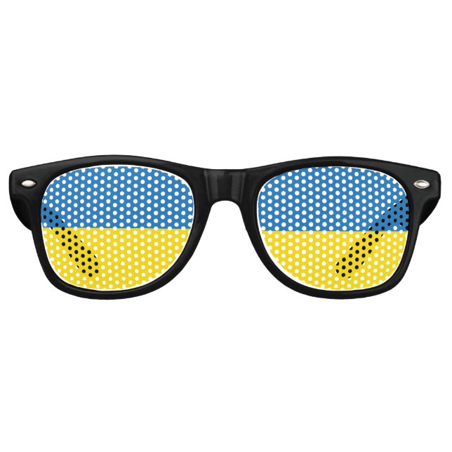 Gafas De Fiesta Retro Ucrania (Anverso)