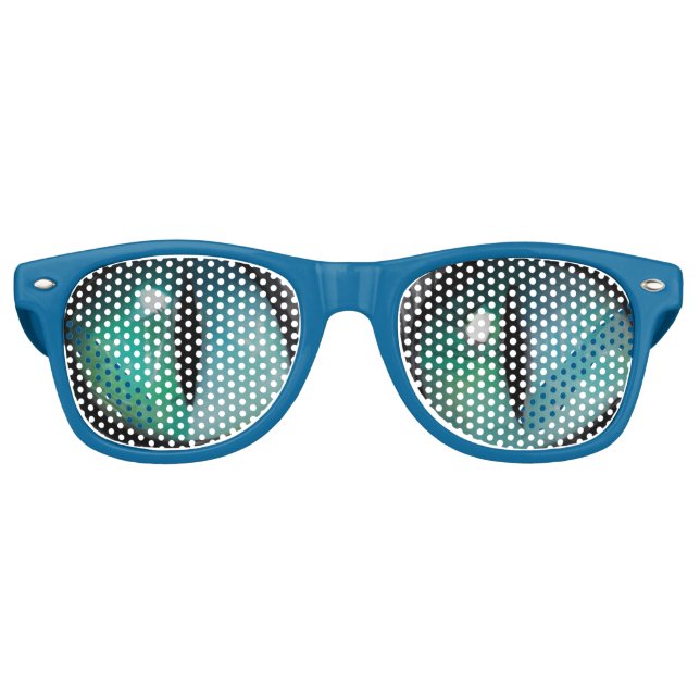 Gafas De Fiesta Retro Unas deliciosas miradas de gato azul (Anverso)