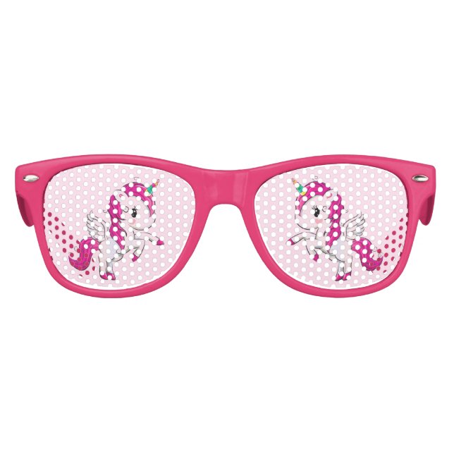 Gafas De Fiesta Retro Unicornio (Anverso)