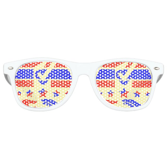 Gafas De Fiesta Retro Unidad en acción - Un faro de asociación (Anverso)