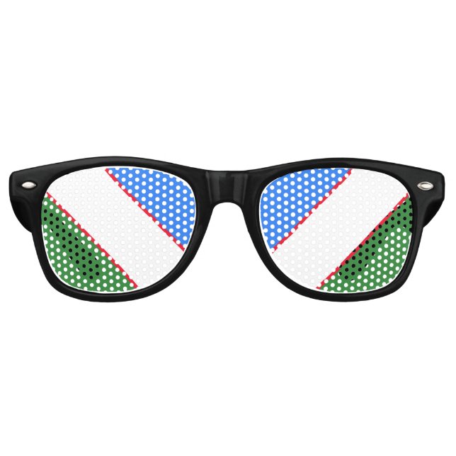Gafas De Fiesta Retro Uzbekistán (Anverso)