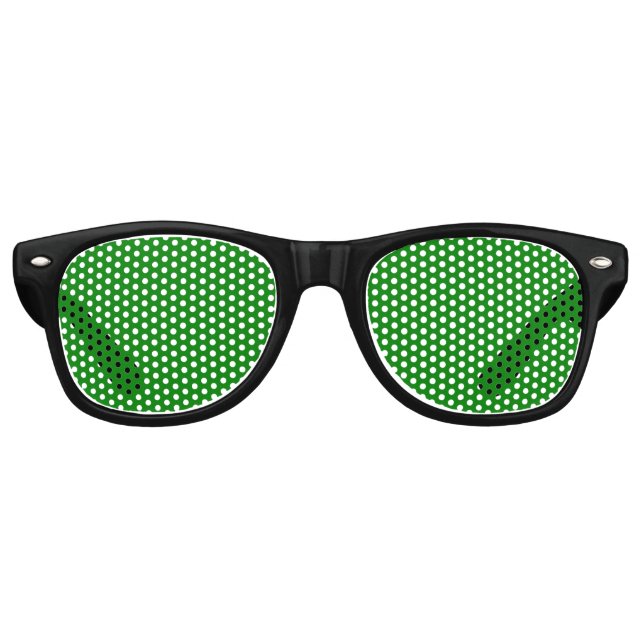 Gafas De Fiesta Retro Verdadero verde (Anverso)
