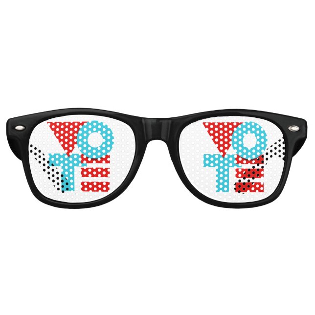 GAFAS DE FIESTA RETRO VOTACIÓN 2020 (Anverso)