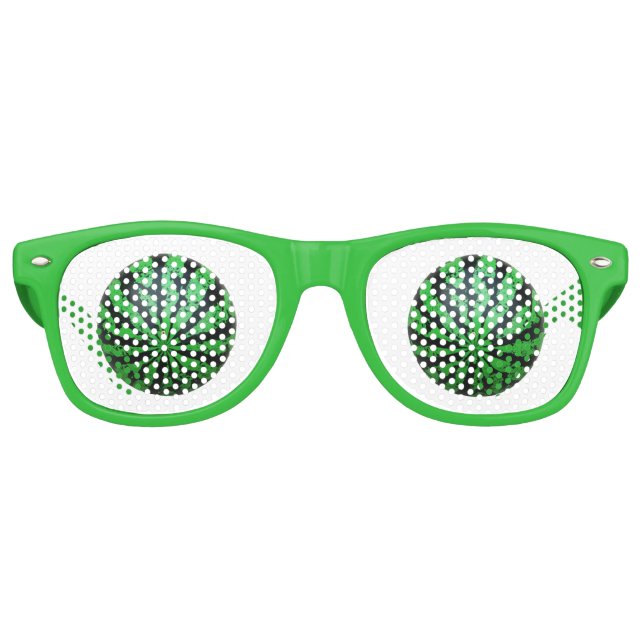 Gafas De Fiesta Retro Watermelon Football / Soccer Ball (Anverso)