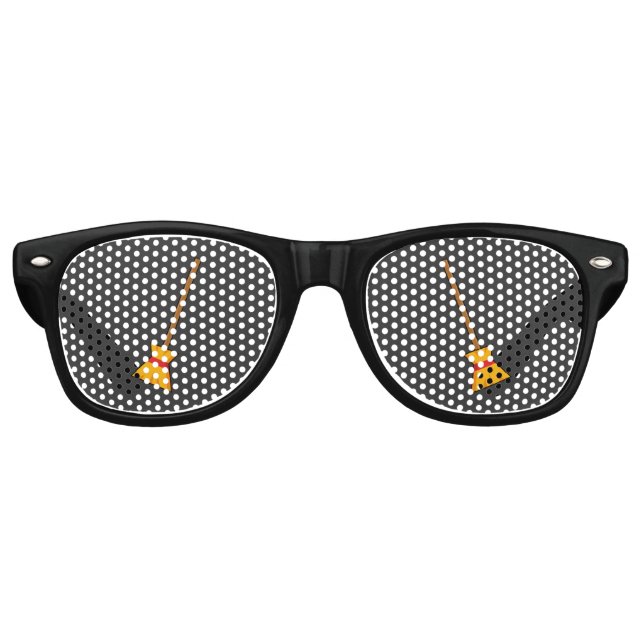 Gafas De Fiesta Retro Witch Broom (Anverso)