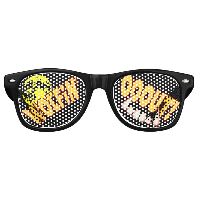 Gafas De Fiesta Retro ¡Wolfin está FUERA! Werewolf Night Shades (Anverso)