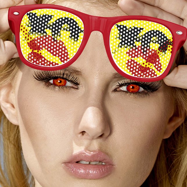 Gafas De Fiesta Retro XO XO me besa Shades retro / Fiestas divertidos Ga (Subido por el creador)