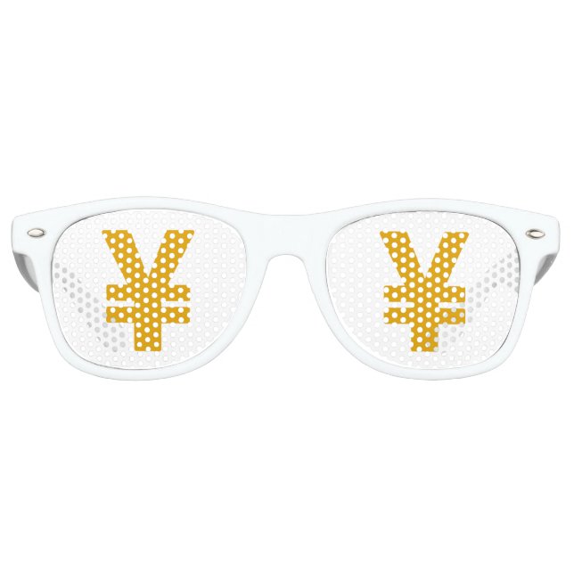 Gafas De Fiesta Retro Yen sign (Anverso)