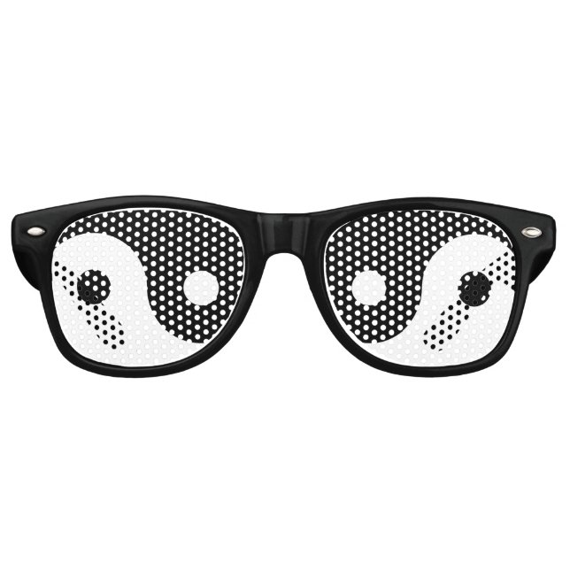 Gafas De Fiesta Retro Yin Yang (Anverso)
