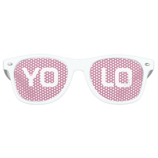 GAFAS DE FIESTA RETRO YOLO (Anverso)