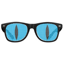 Gafas de ojos gatos divertidas (azul)